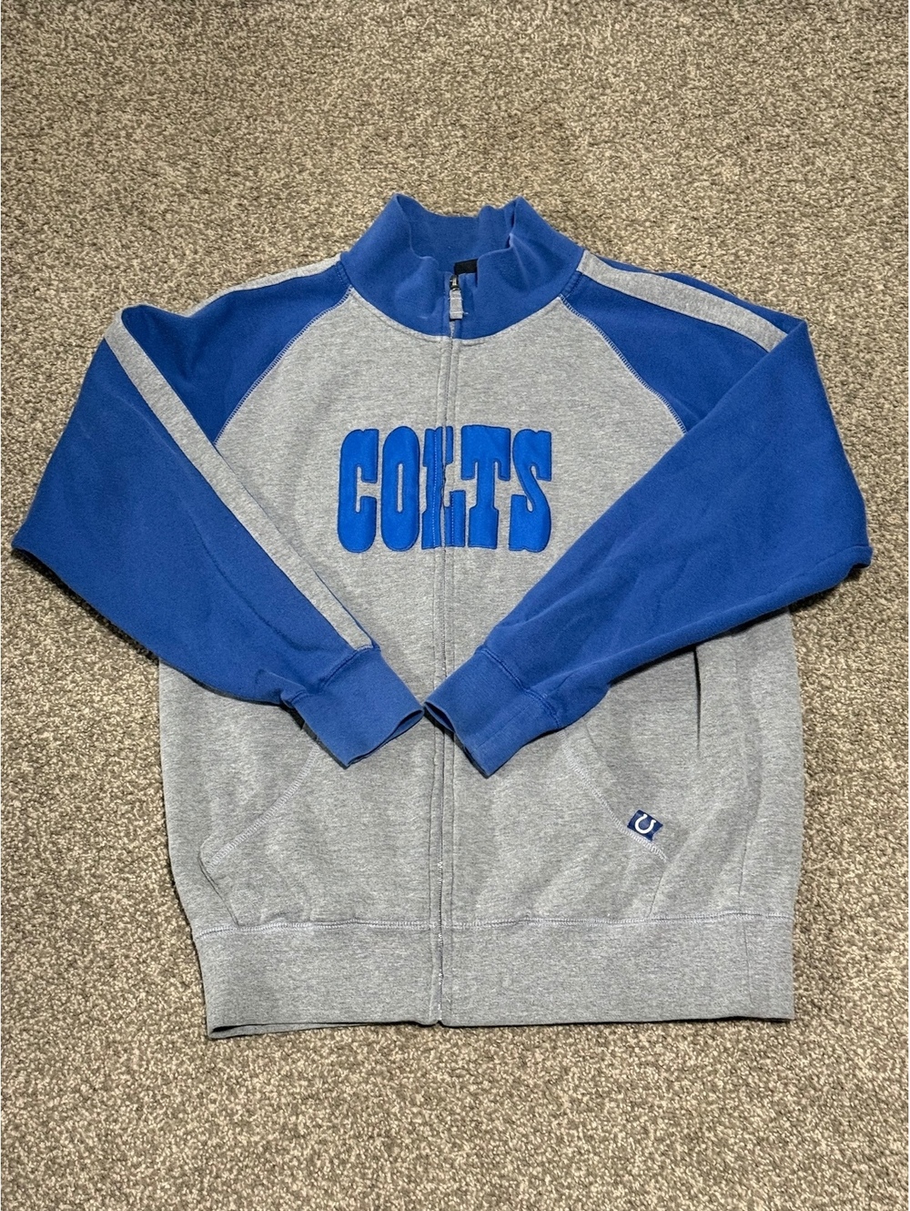 Indianapolis Colts Sweatshirt Jacket | Men’s Large